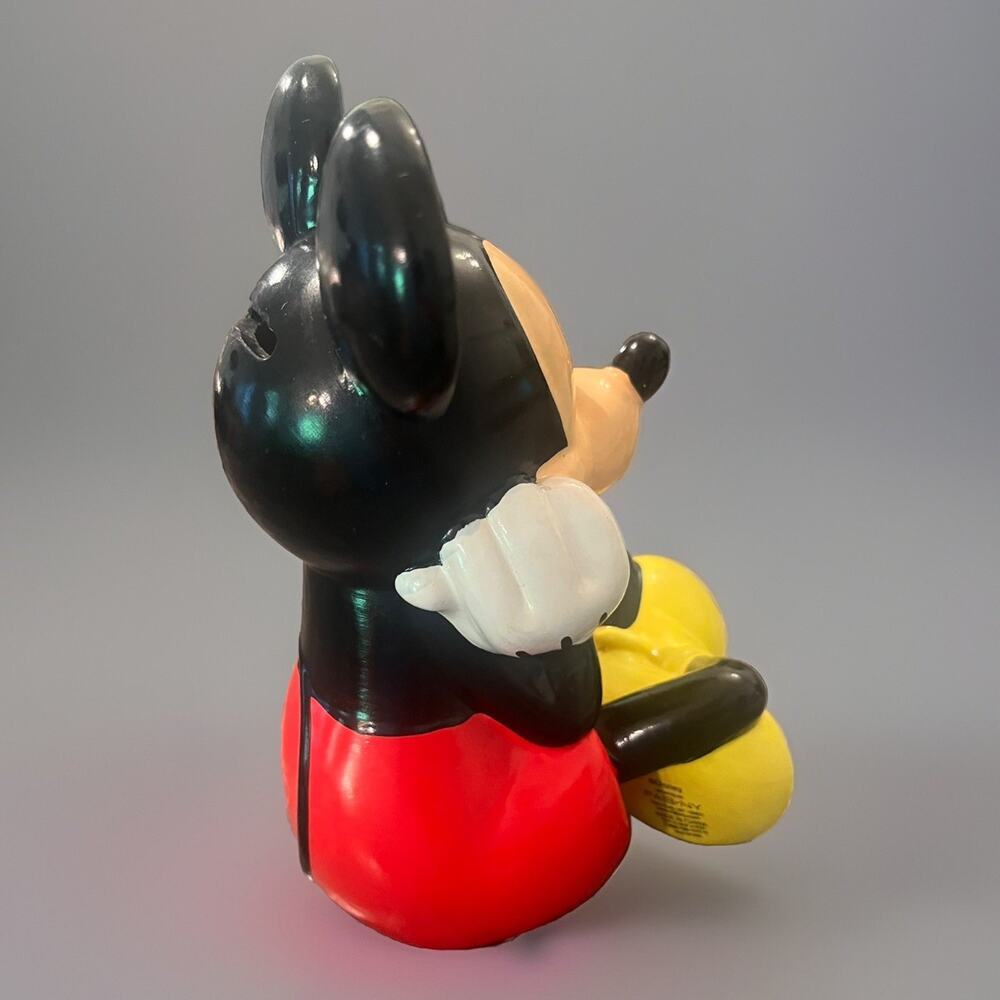 Disney Fab New York NY Mickey Mouse Ceramic Glass Piggy Coin Bank Jar - Picture 5 of 8